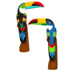 Toucan (50cm) bec horizontal