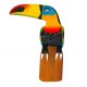 Toucan (30cm) bec horizontal