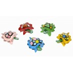 Tortue marine tête mobile